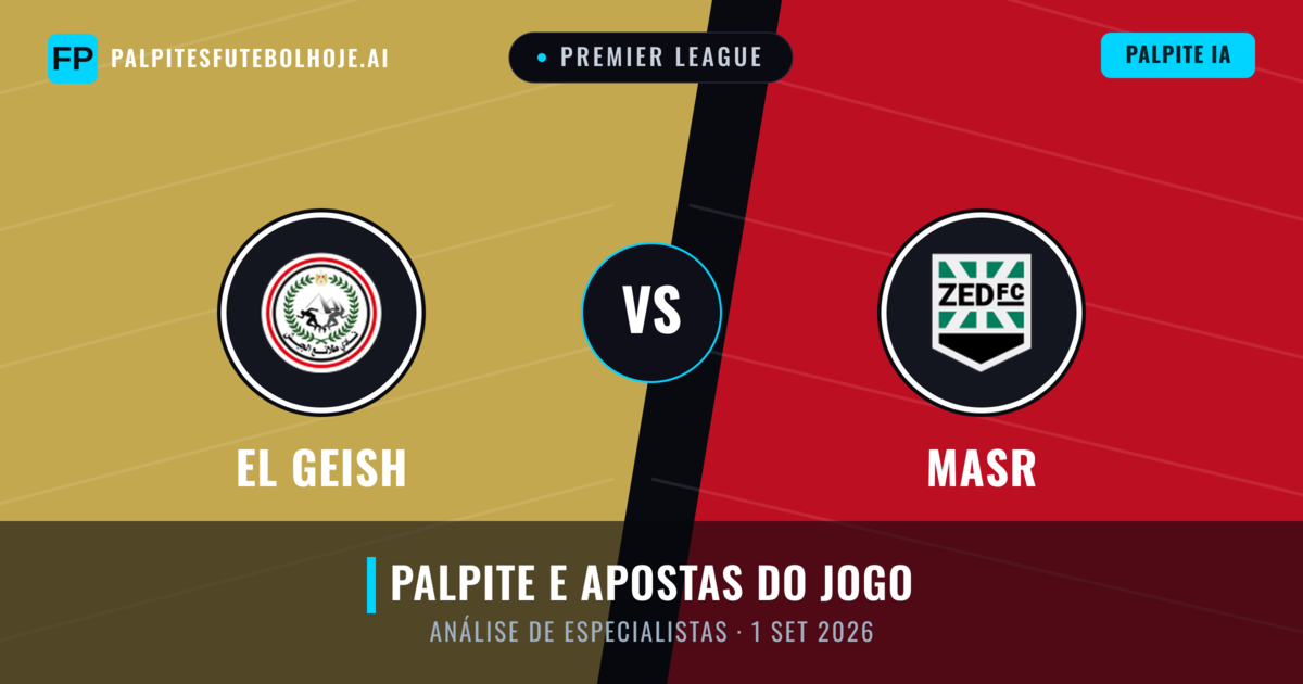 El Geish vs Masr — prognóstico e prévia do jogo