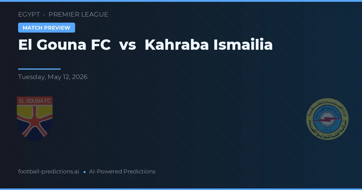 El Gouna FC vs Kahraba Ismailia — prognóstico e prévia do jogo