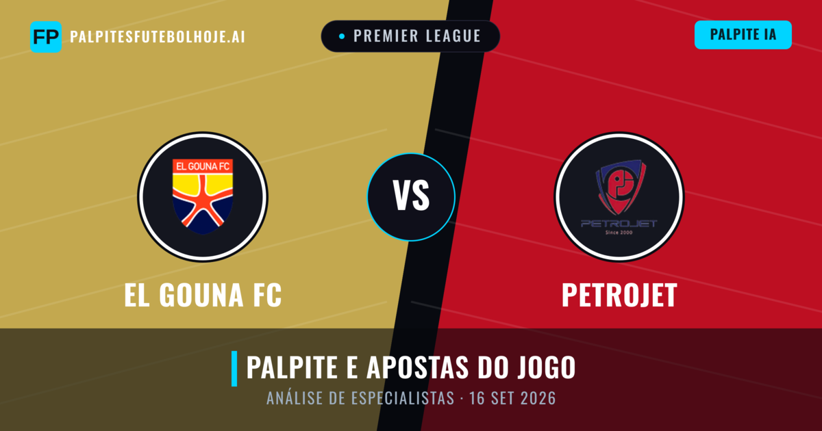 El Gouna FC vs Petrojet — prognóstico e prévia do jogo