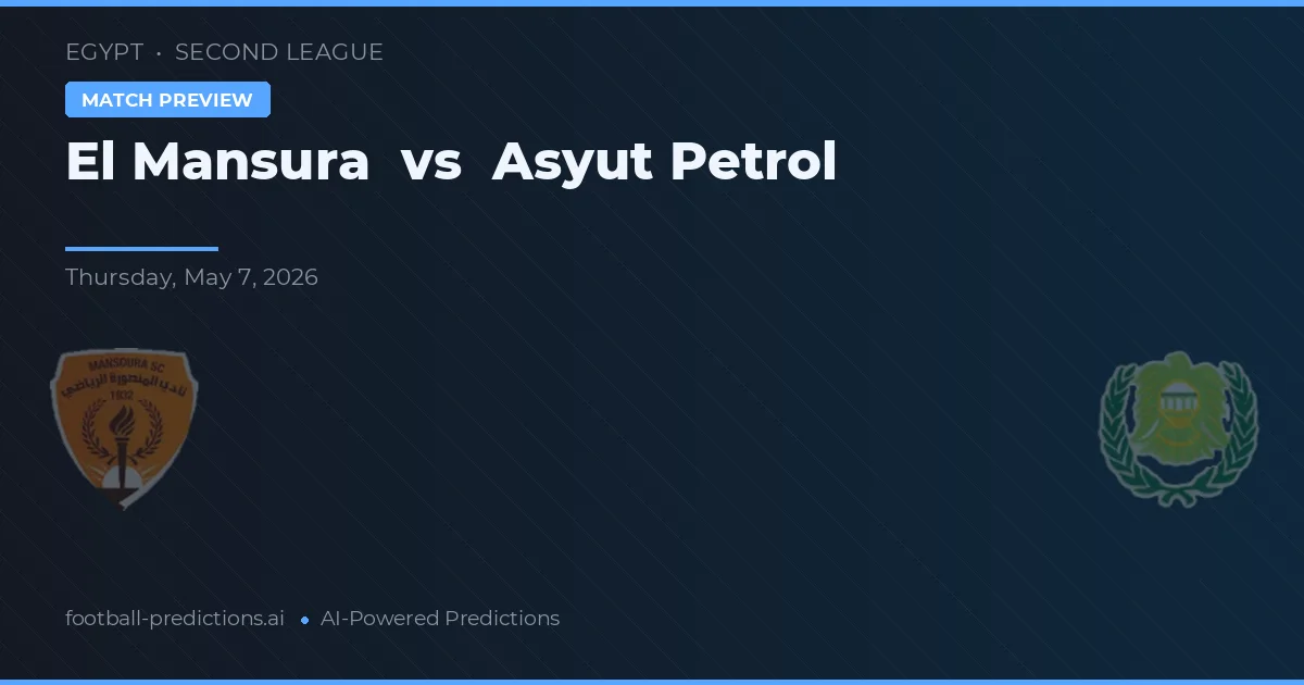 El Mansura vs Petro de Asyut preview