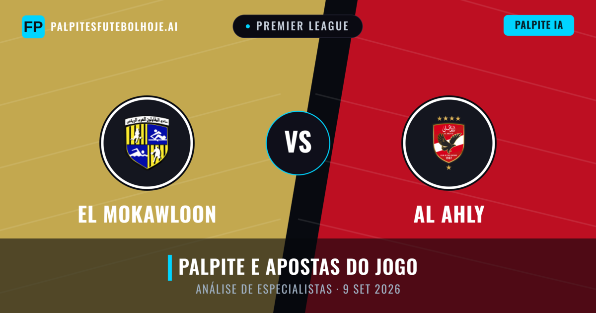 El Mokawloon vs Al Ahly — prognóstico e prévia do jogo
