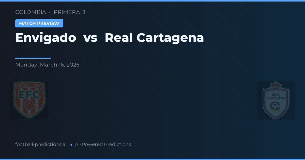 Envigado vs Real Cartagena — prognóstico e prévia do jogo