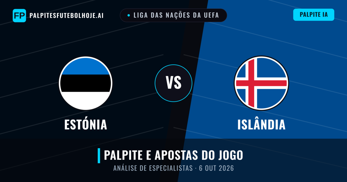 Estónia vs Islândia — prognóstico e prévia do jogo