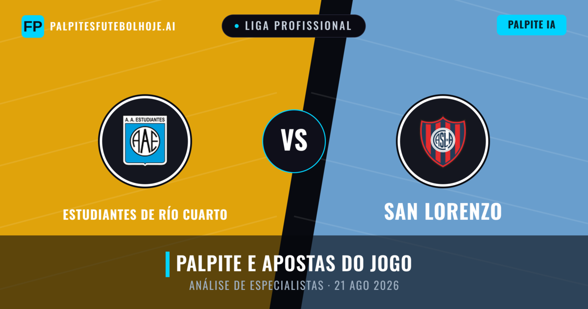 Estudiantes de Río Cuarto vs San Lorenzo — prognóstico e prévia do jogo