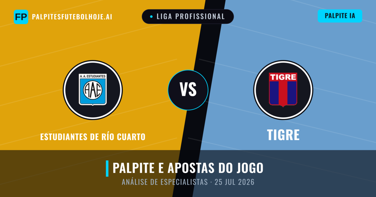 Estudiantes de Río Cuarto vs Tigre — prognóstico e prévia do jogo