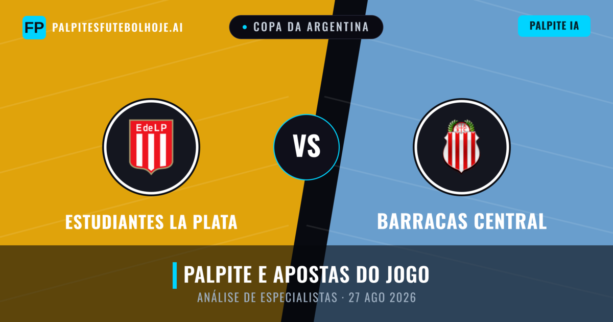 Estudiantes La Plata vs Barracas Central — prognóstico e prévia do jogo
