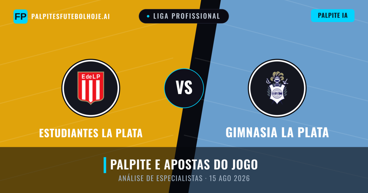 Estudiantes La Plata vs Gimnasia La Plata — prognóstico e prévia do jogo