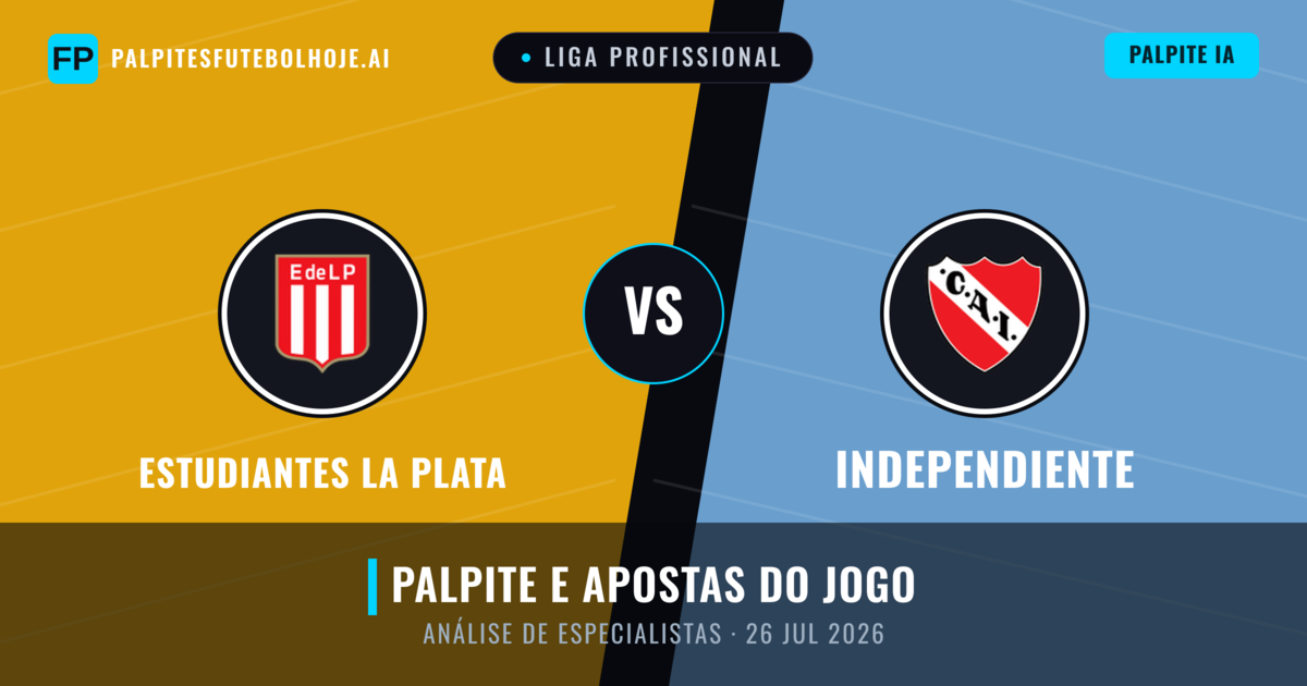 Estudiantes La Plata vs Independiente — prognóstico e prévia do jogo