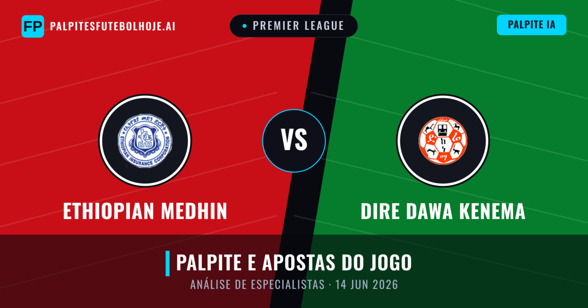 Ethiopian Medhin vs Dire Dawa Kenema — prognóstico e prévia do jogo