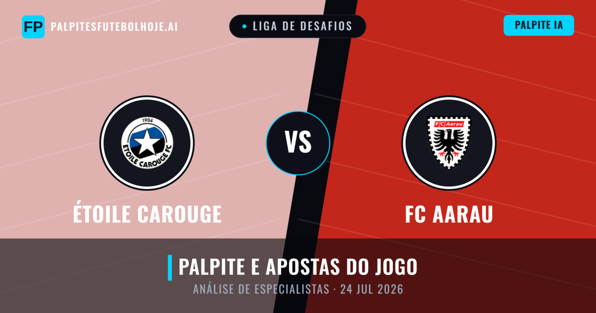 Étoile Carouge vs FC Aarau — prognóstico e prévia do jogo
