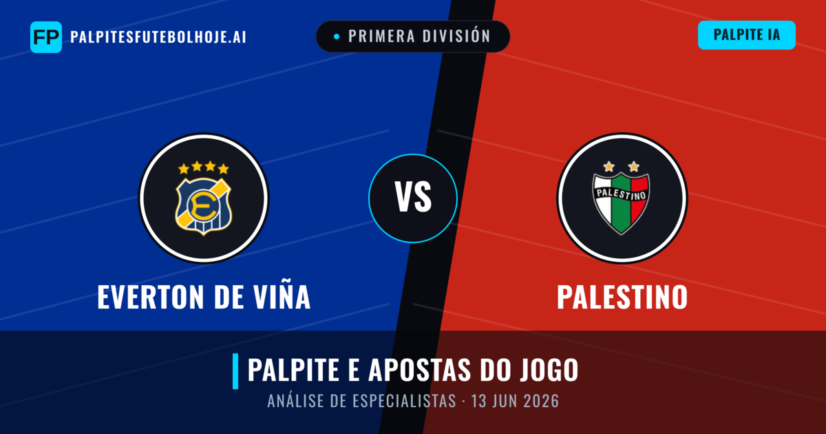 Everton de Viña vs Palestino — prognóstico e prévia do jogo