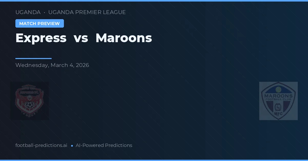 Express vs Maroons — prognóstico e prévia do jogo