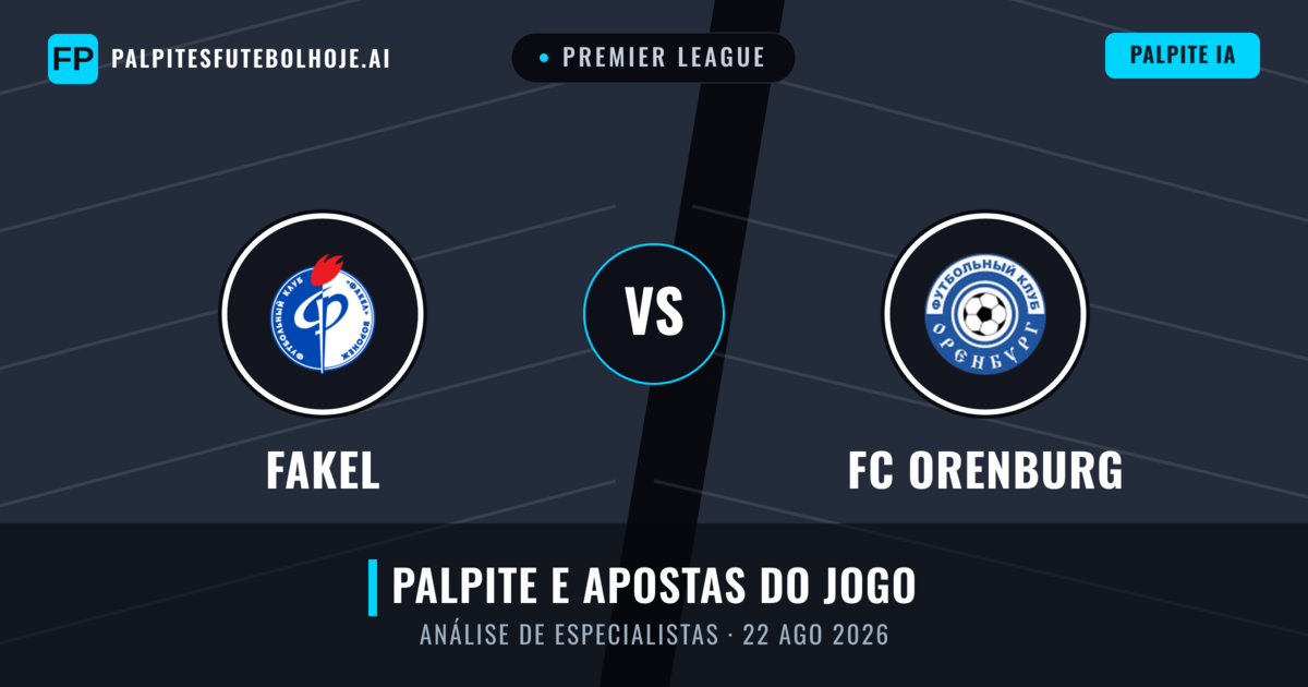 Fakel vs FC Orenburg — prognóstico e prévia do jogo