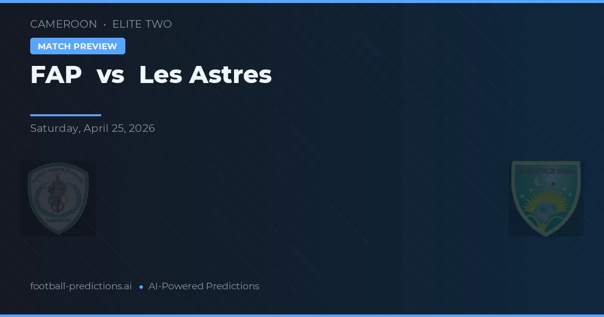 FAP vs Les Astres — prognóstico e prévia do jogo