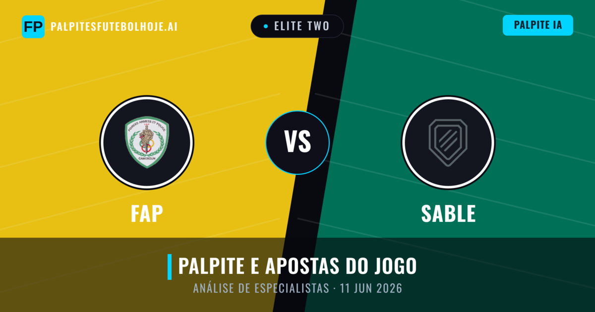 FAP vs Sable — prognóstico e prévia do jogo