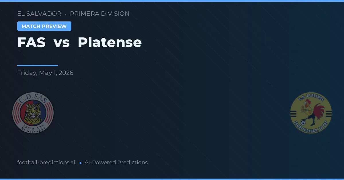 FAS vs Platense — prognóstico e prévia do jogo