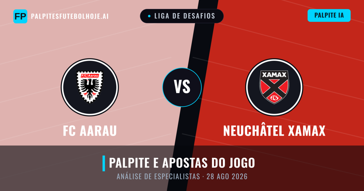 FC Aarau vs Neuchâtel Xamax — prognóstico e prévia do jogo