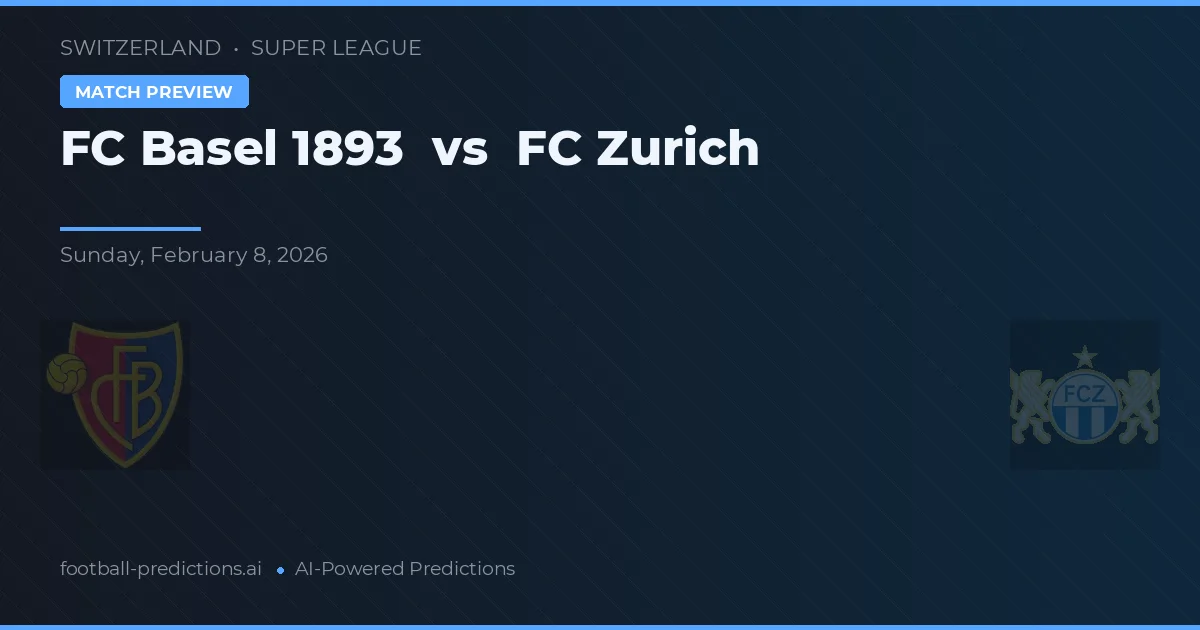 FC Basel 1893 vs FC Zurique — prognóstico e prévia do jogo