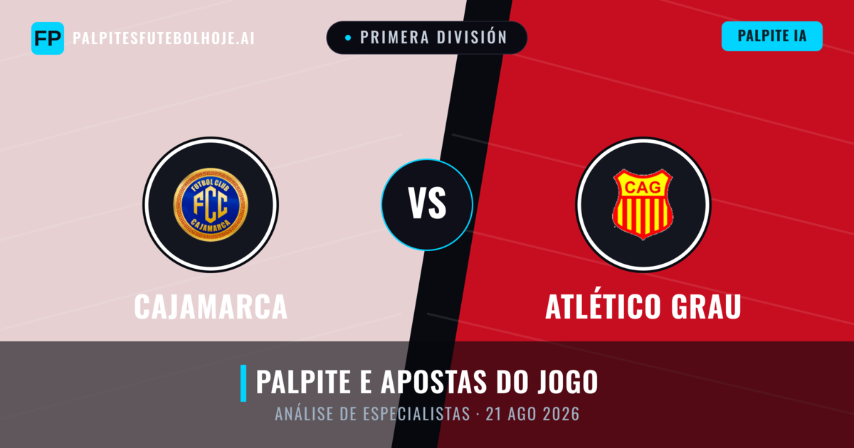 Cajamarca vs Atlético Grau — prognóstico e prévia do jogo