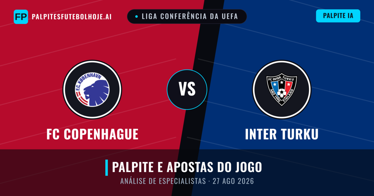 FC Copenhague vs Inter Turku — prognóstico e prévia do jogo