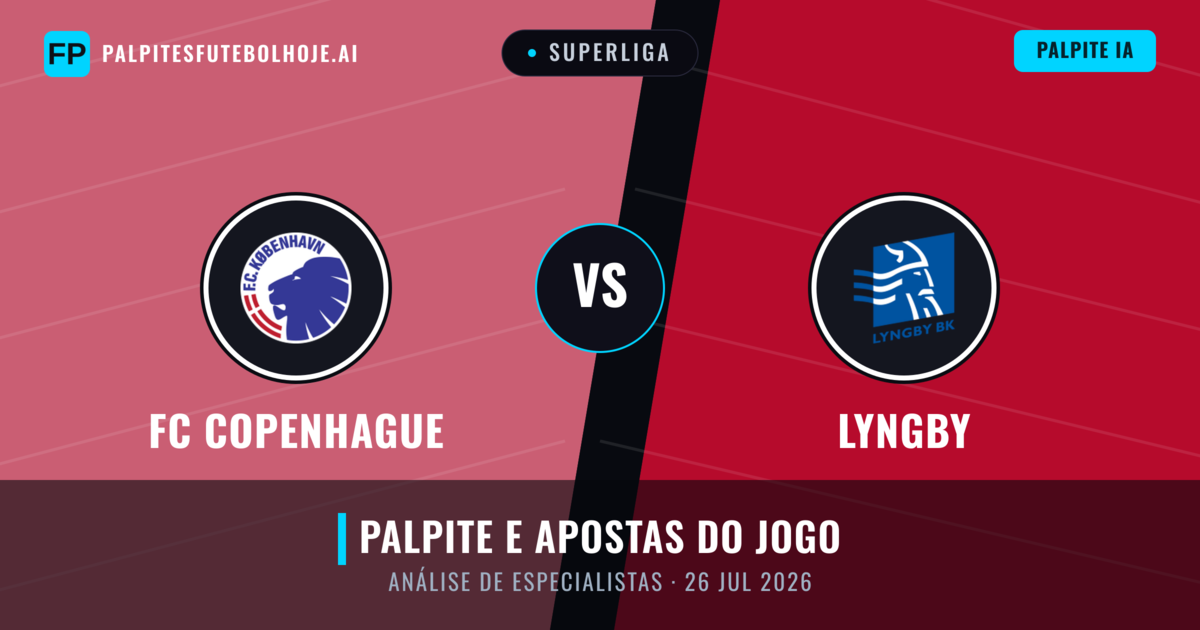 FC Copenhague vs Lyngby — prognóstico e prévia do jogo
