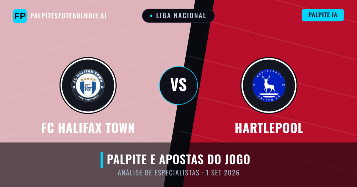 FC Halifax Town vs Hartlepool — prognóstico e prévia do jogo