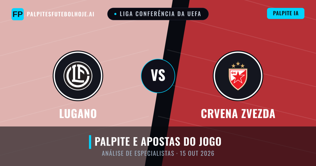 Lugano vs Crvena Zvezda — prognóstico e prévia do jogo