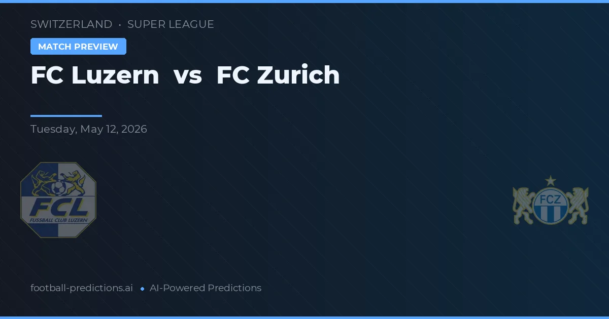 Luzern vs FC Zurique — prognóstico e prévia do jogo