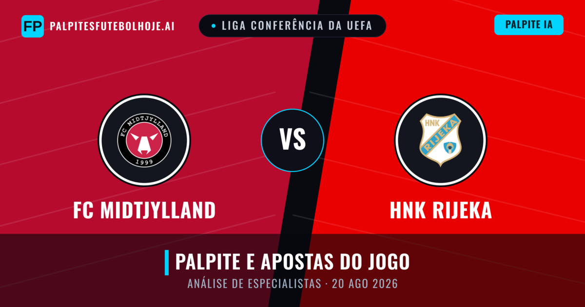 FC Midtjylland vs HNK Rijeka — prognóstico e prévia do jogo
