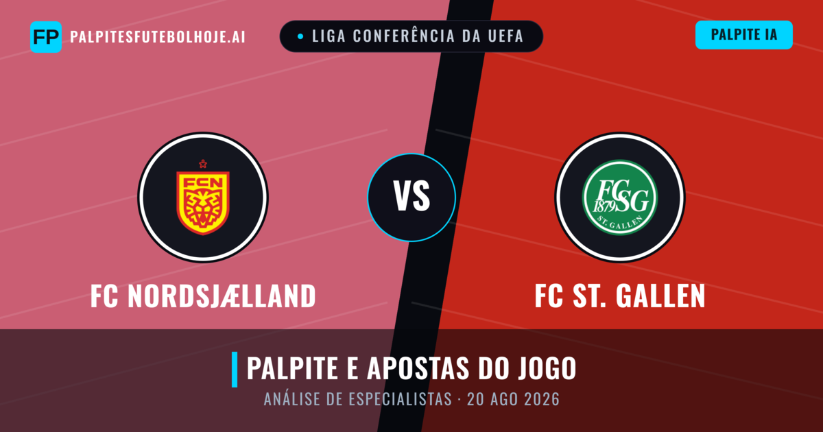 FC Nordsjælland vs FC St. Gallen — prognóstico e prévia do jogo
