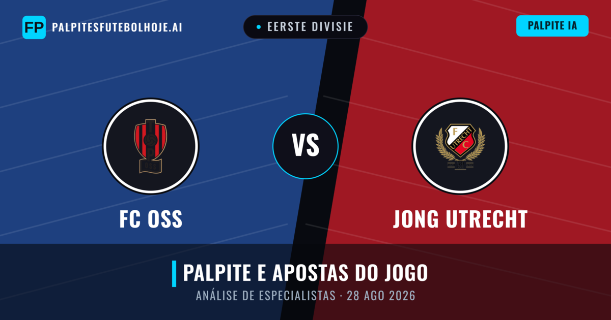FC OSS vs Jong Utrecht — prognóstico e prévia do jogo
