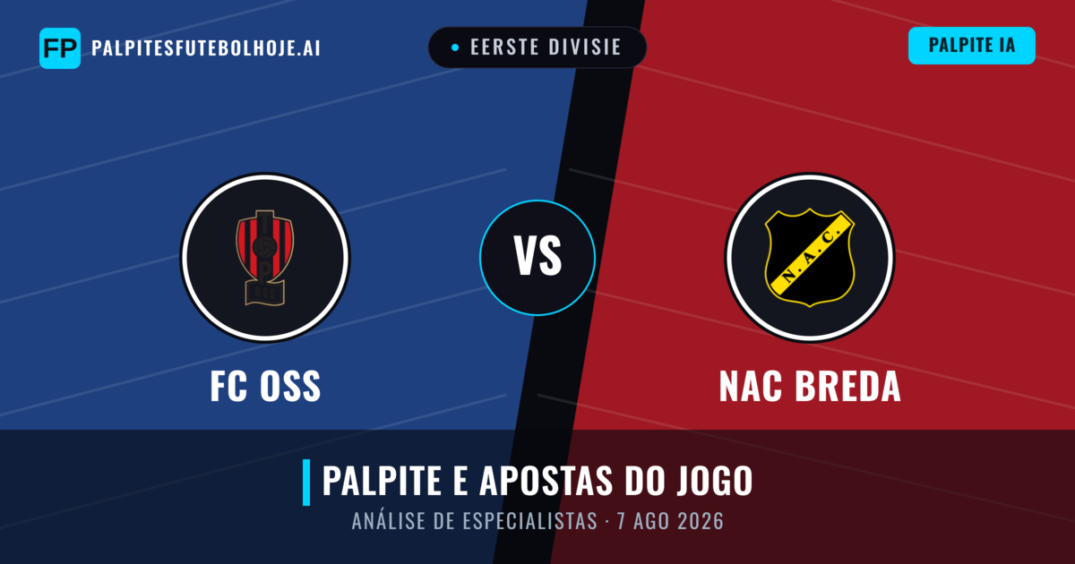 FC OSS vs NAC Breda — prognóstico e prévia do jogo