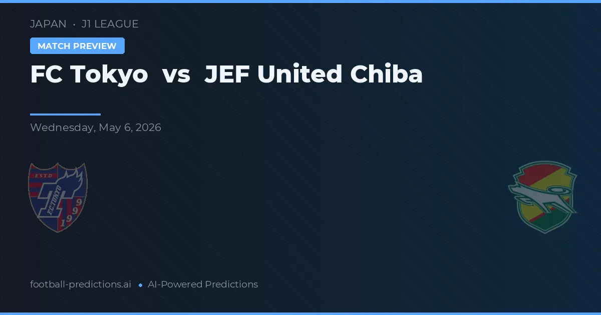 FC Tóquio vs JEF United Ichihara Chiba preview