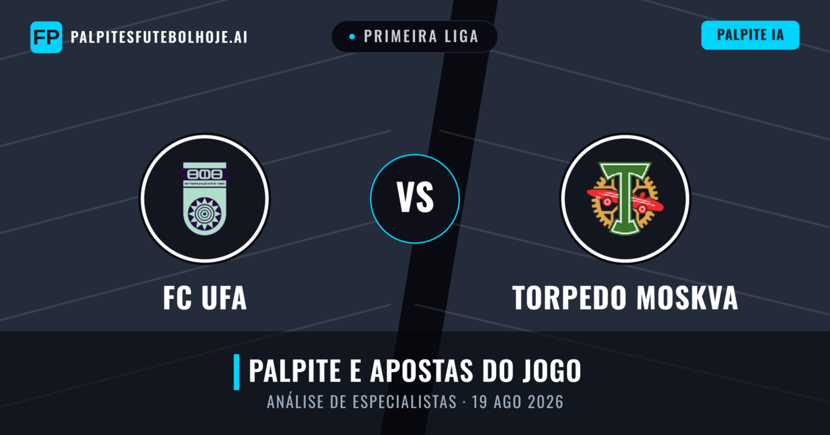 FC UFA vs Torpedo Moskva — prognóstico e prévia do jogo
