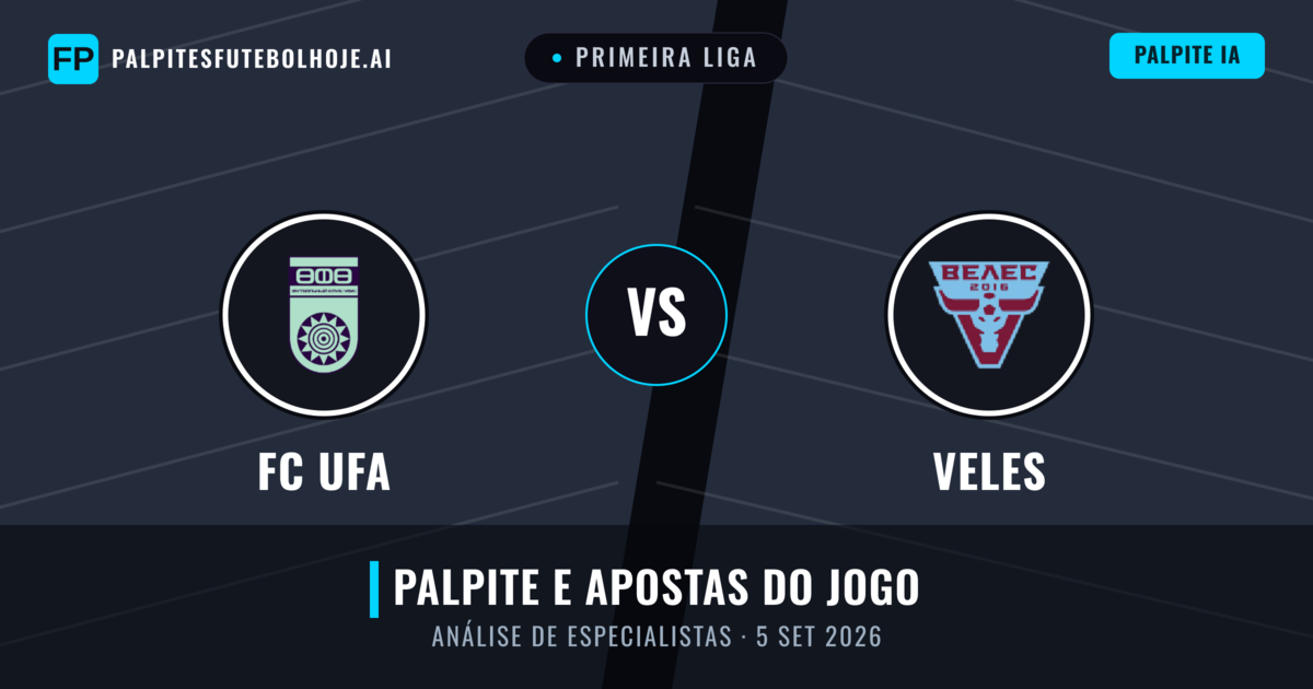FC UFA vs Veles — prognóstico e prévia do jogo