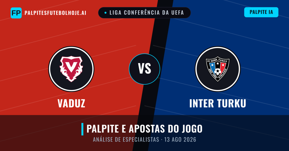 Vaduz vs Inter Turku — prognóstico e prévia do jogo