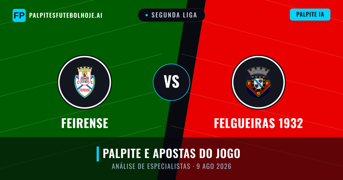 Feirense vs Felgueiras 1932 — prognóstico e prévia do jogo