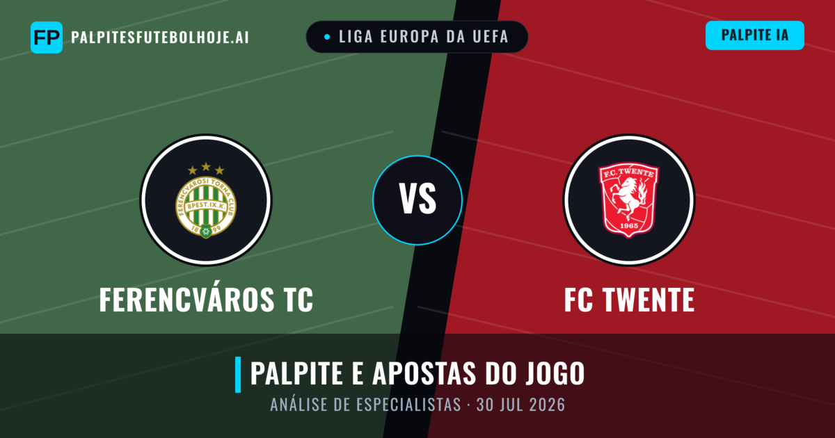 Ferencváros TC vs FC Twente — prognóstico e prévia do jogo