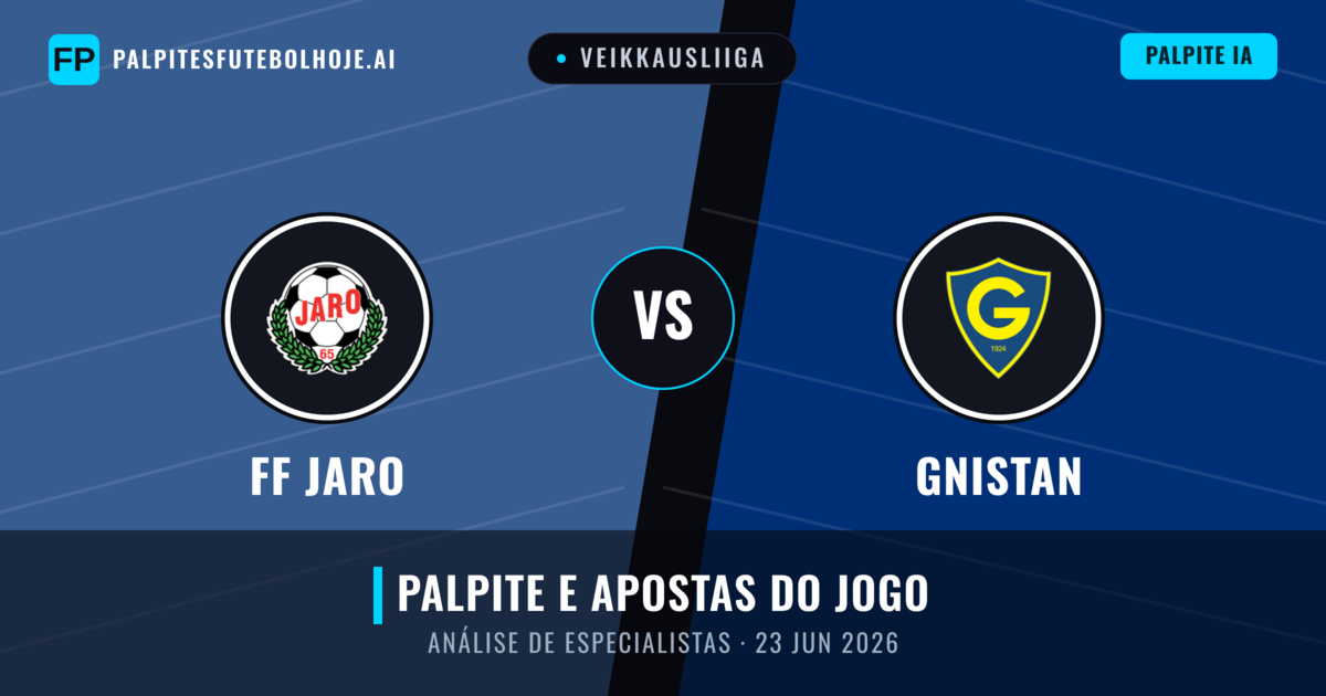 FF Jaro vs Gnistan — prognóstico e prévia do jogo
