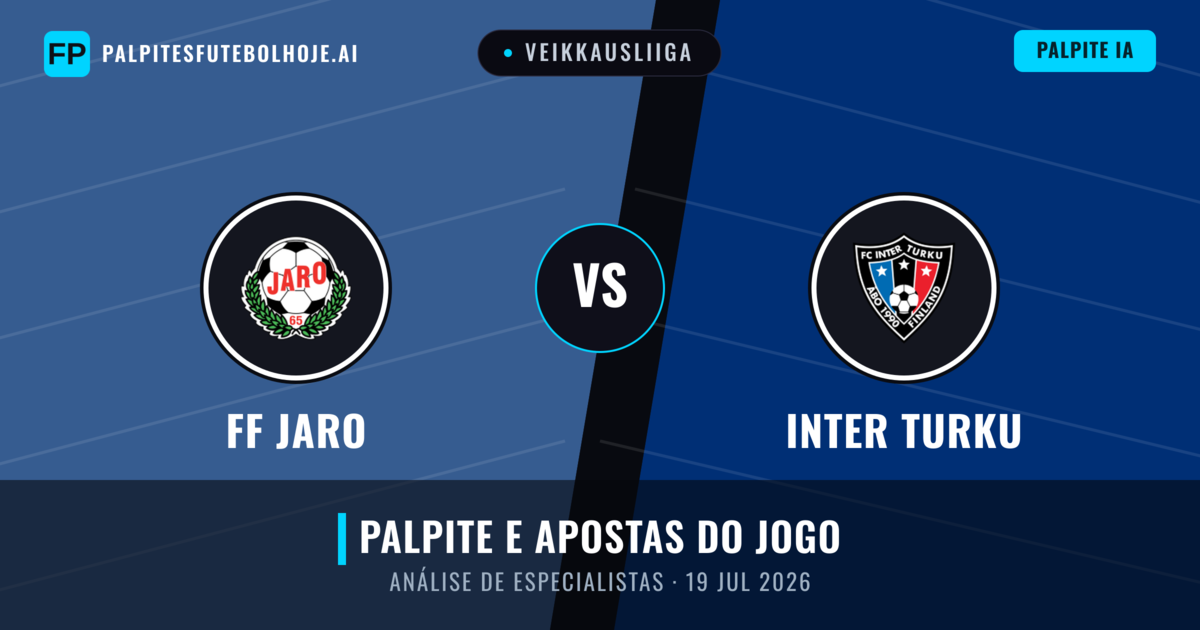 FF Jaro vs Inter Turku — prognóstico e prévia do jogo