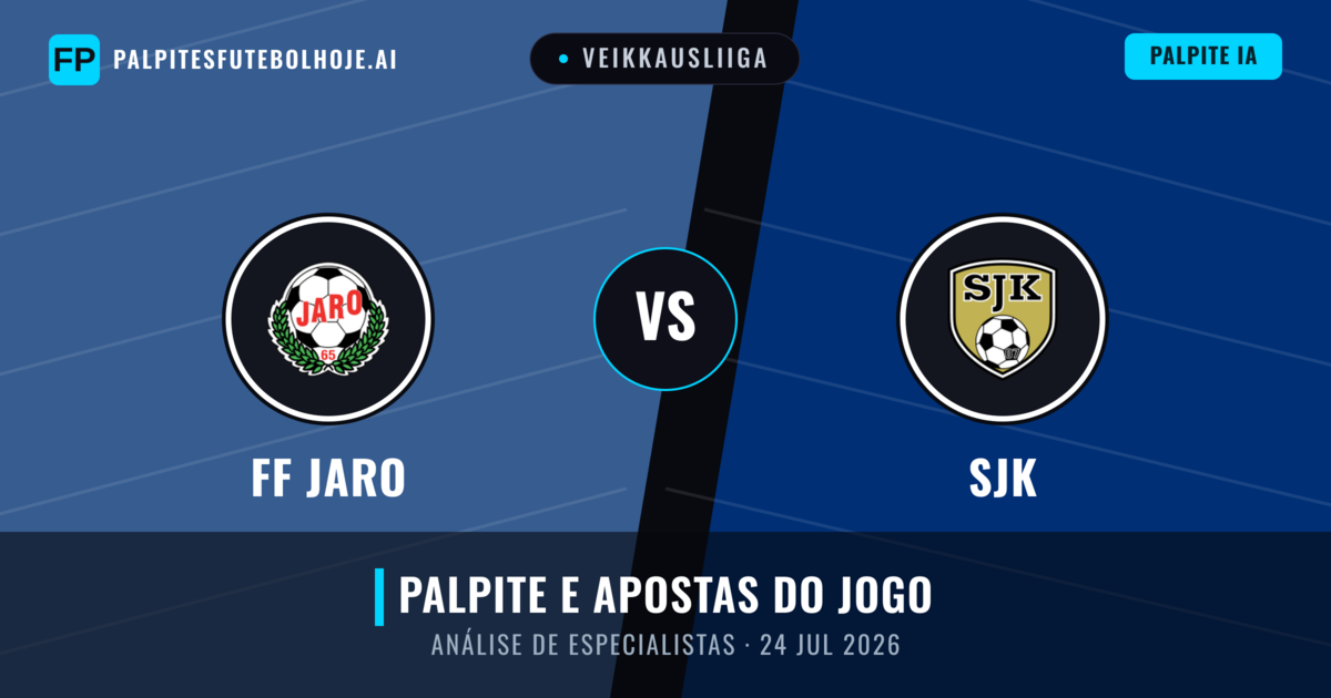 FF Jaro vs SJK — prognóstico e prévia do jogo
