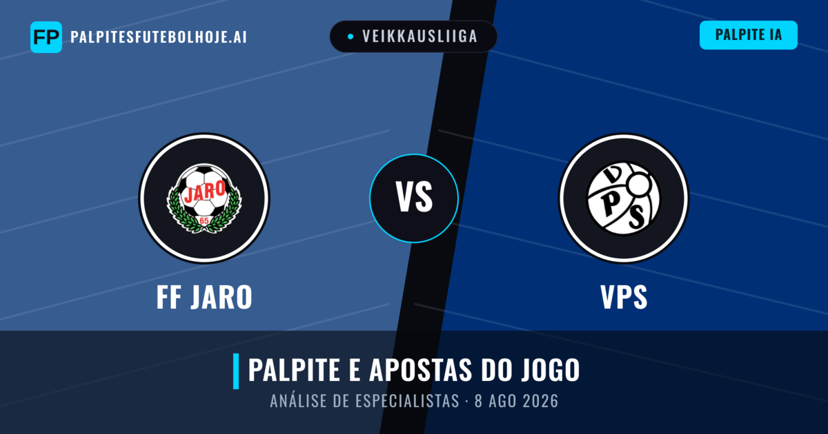 FF Jaro vs VPS — prognóstico e prévia do jogo