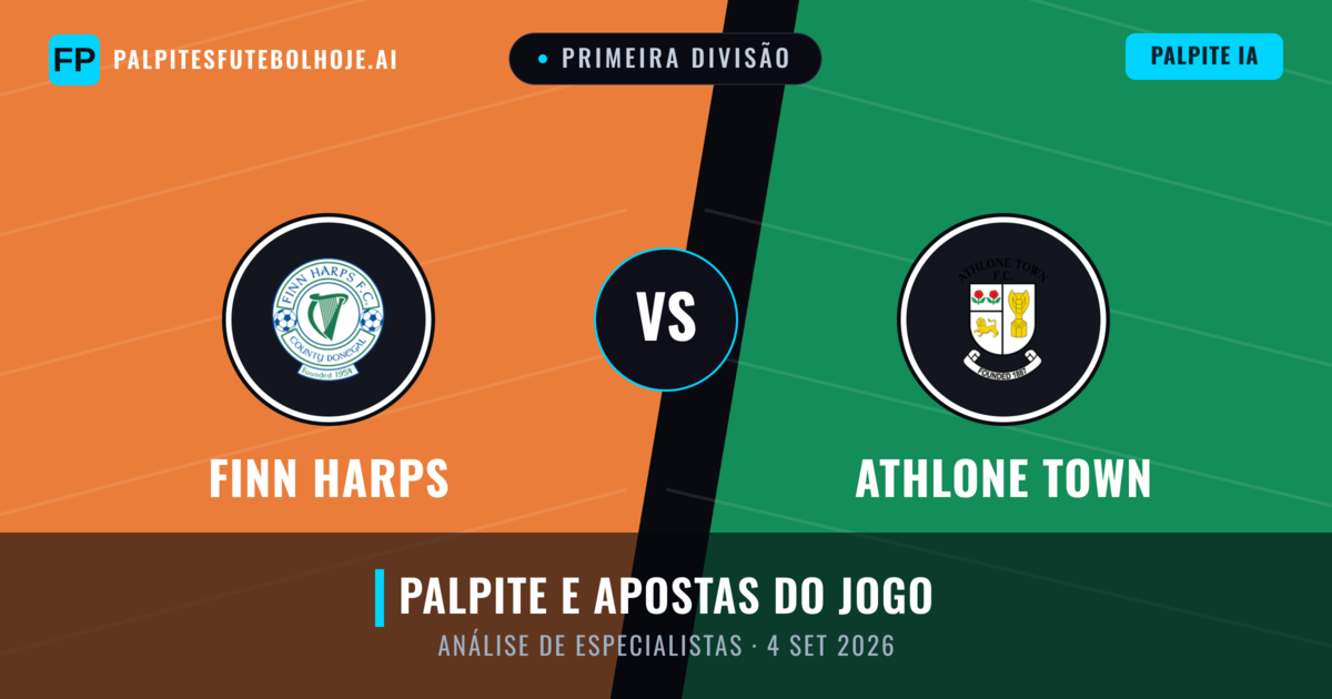 Finn Harps vs Athlone Town — prognóstico e prévia do jogo