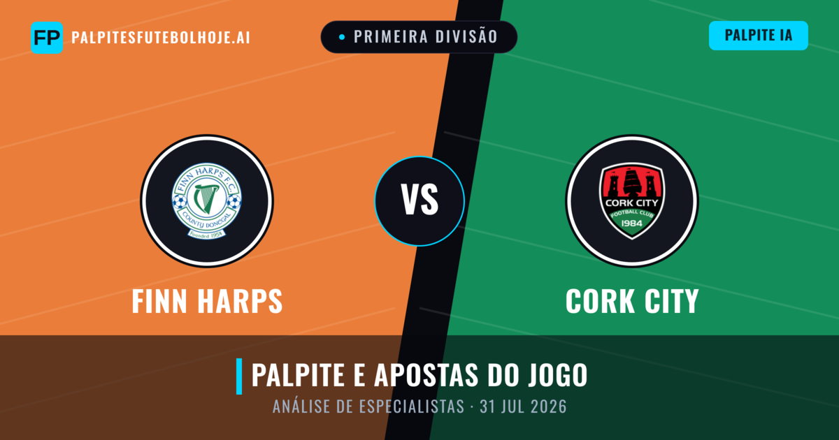Finn Harps vs Cork City — prognóstico e prévia do jogo