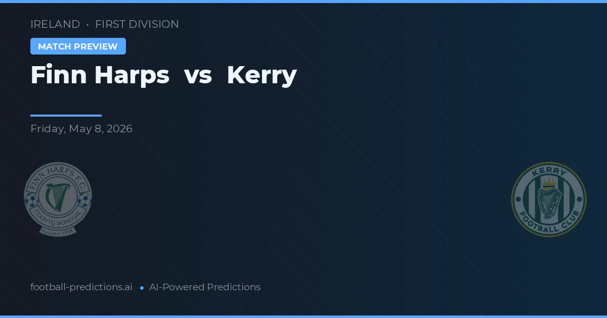 Finn Harps vs Kerry — prognóstico e prévia do jogo