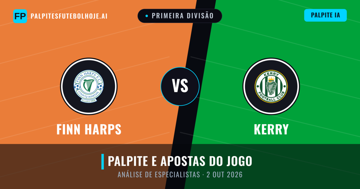 Finn Harps vs Kerry — prognóstico e prévia do jogo