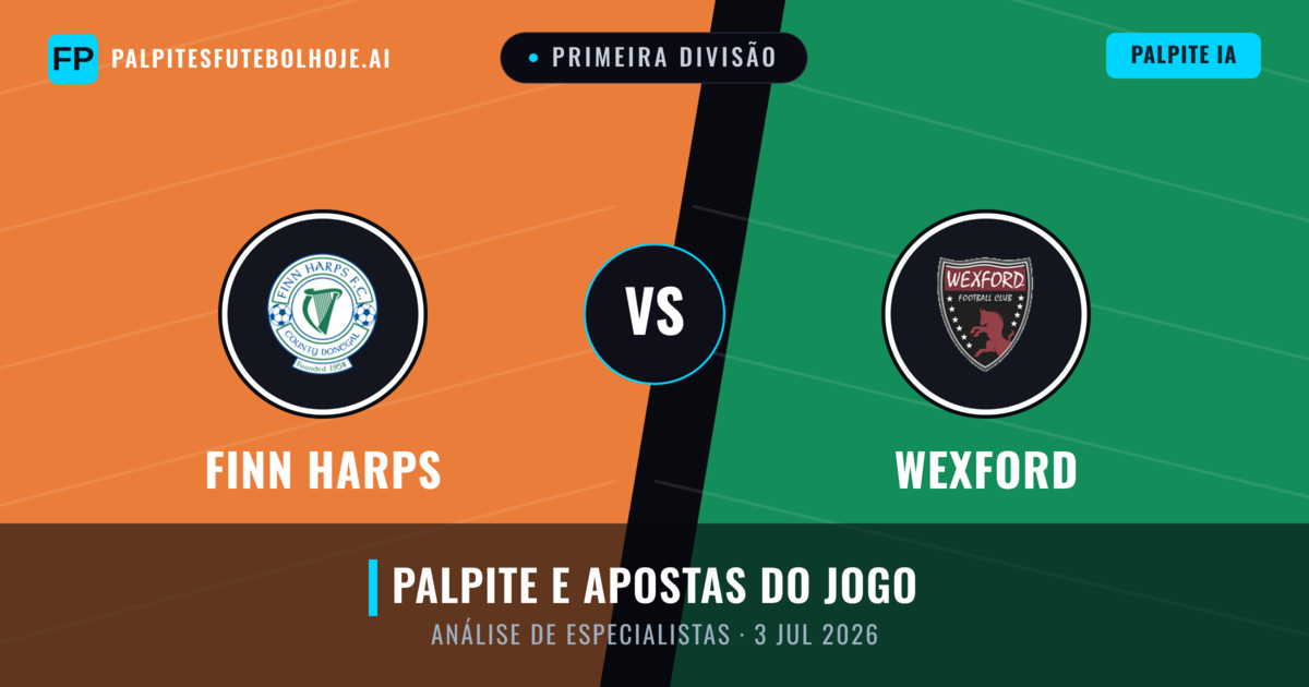 Finn Harps vs Wexford — prognóstico e prévia do jogo