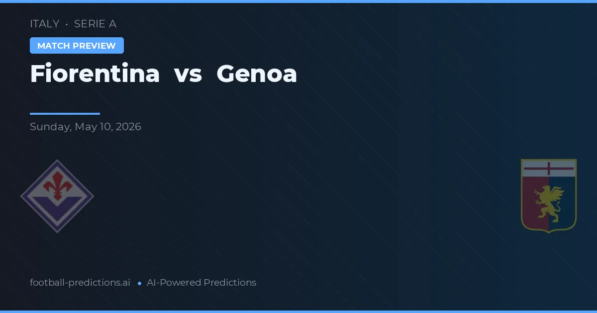 Fiorentina vs Gênova — prognóstico e prévia do jogo