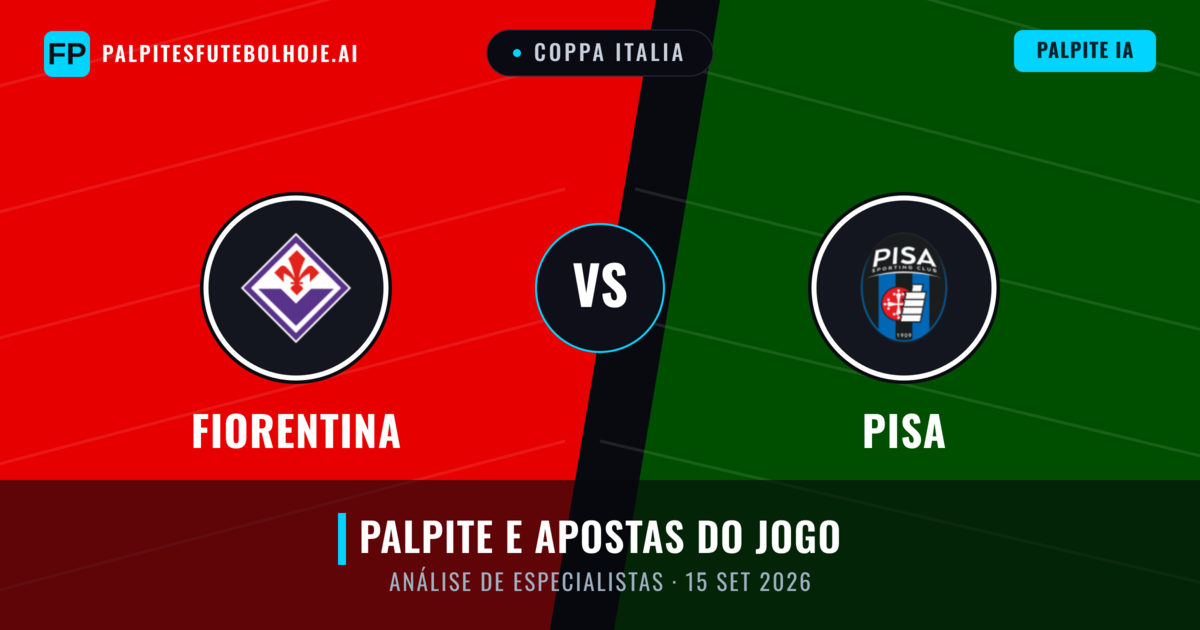 Fiorentina vs Pisa — prognóstico e prévia do jogo