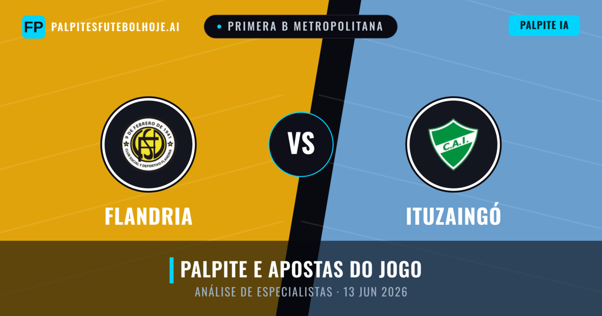 Flandria vs Ituzaingó — prognóstico e prévia do jogo